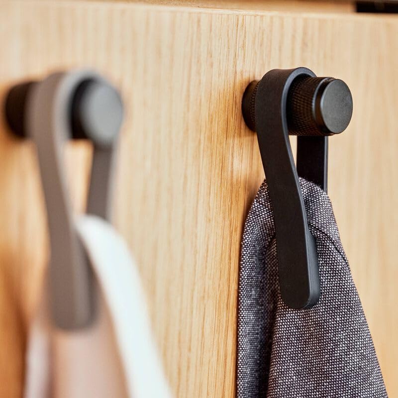 Zone Denmark Loop Towel Clip - Magnetic Towel Hanger for Bathroom & Kitchen (Pack of 2, 3.54