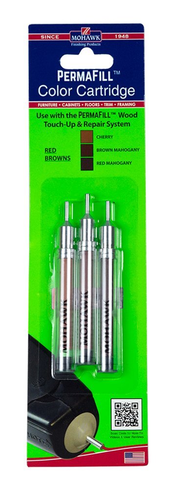 PERMAFILL 3-Pack Red Brown Color Cartridges for Inkjet Printers - Ideal for Home, Office & Craft Projects