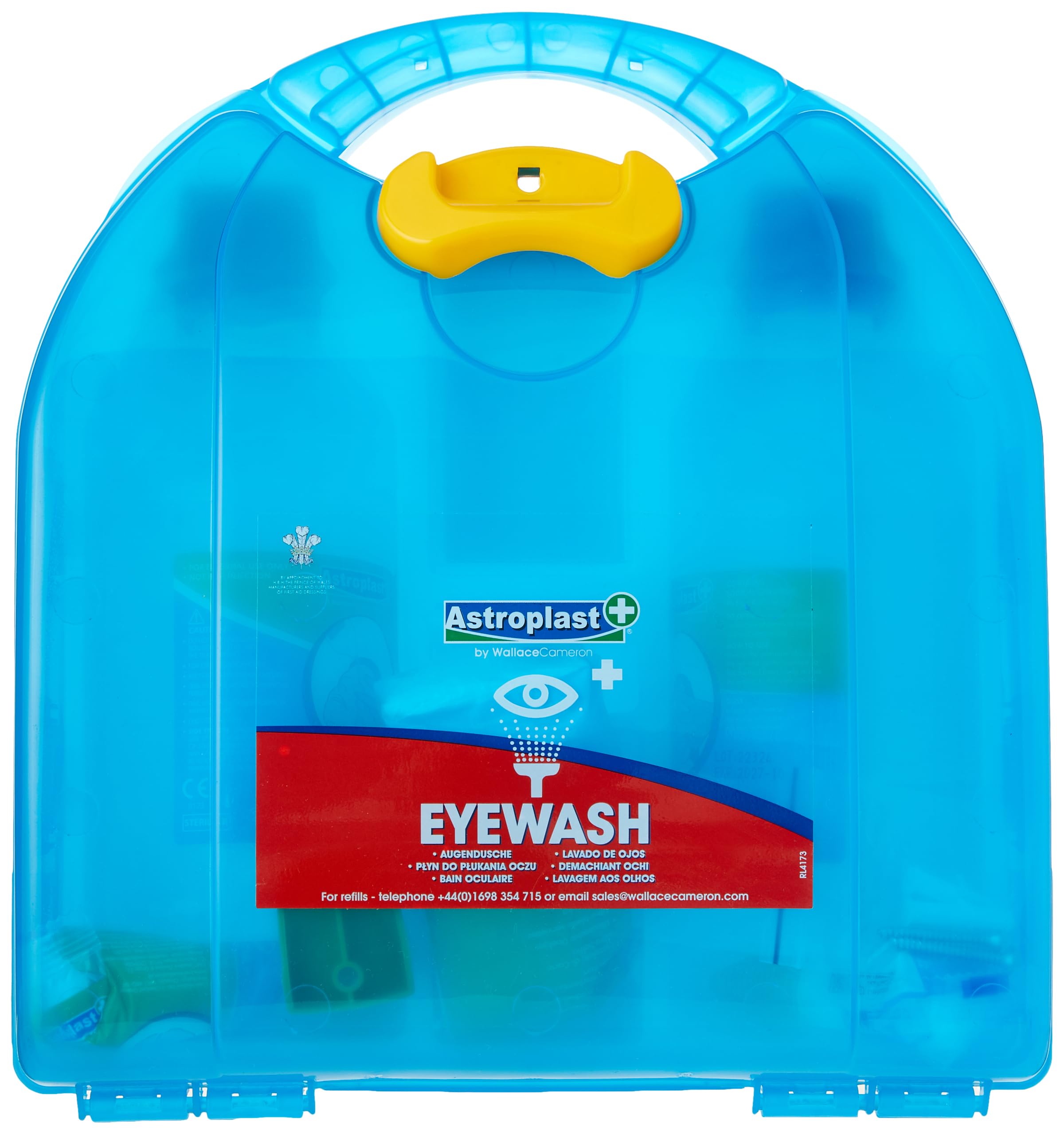 Emergency Eye Wash Kit - First Aid for Chemical Splash & Irritation - Portable Eye Rinse Solution for Home, Lab & Workplace Safety