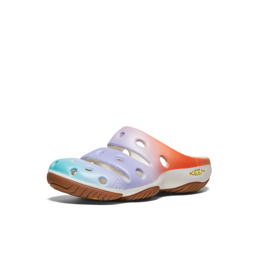 Women's Yogui Arts Clog x Beci Orpin - Comfortable Slip-On Shoes in Multi/Clearly Aqua Color | Perfect for Casual Wear, Home, and Outdoor Activities