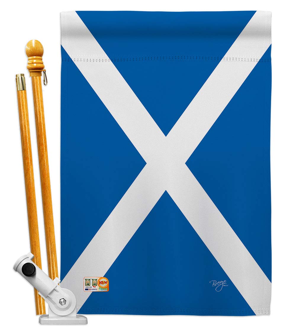 St. Andrews Cross House Flag Set 28x40