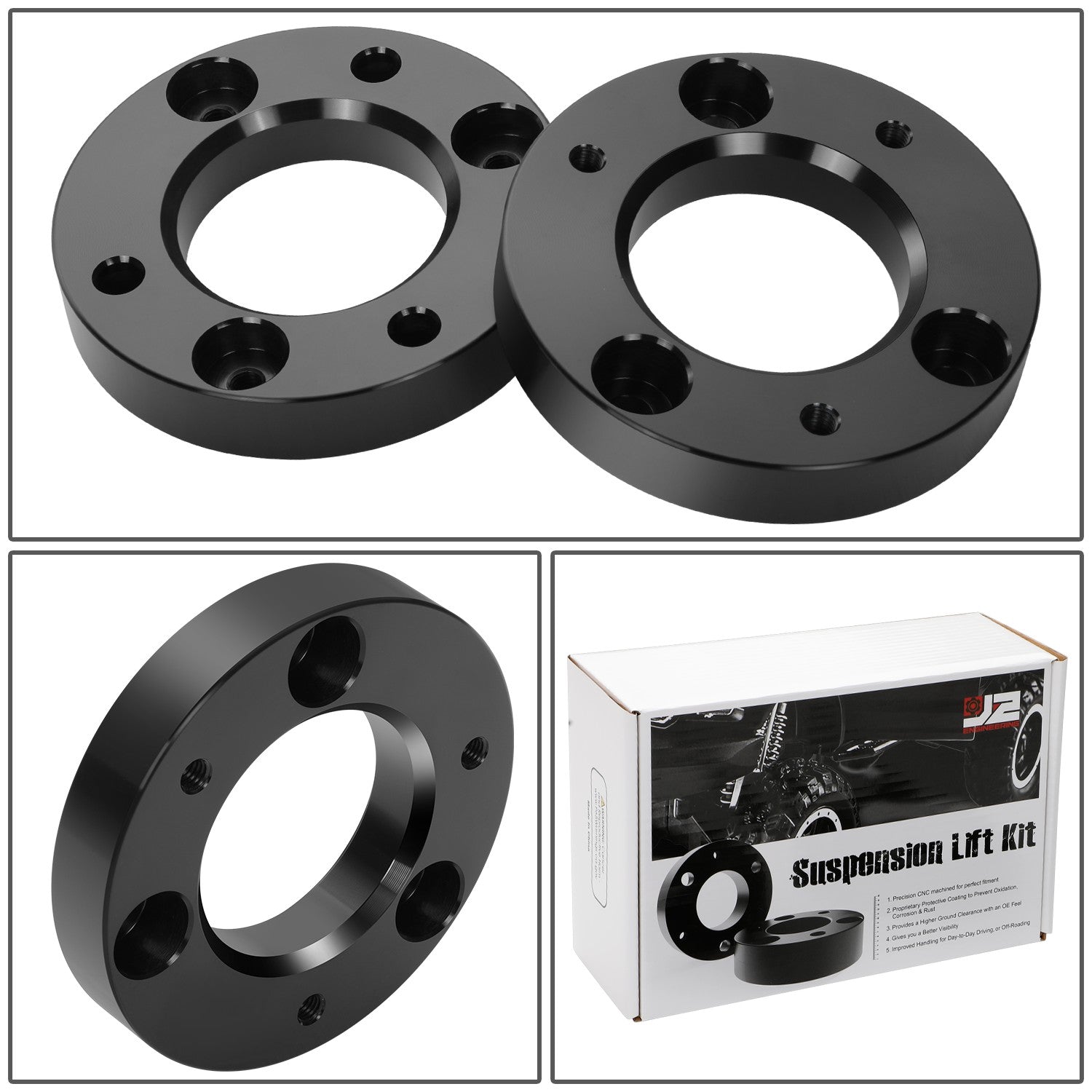 1.5in Front Leveling Suspension Lift Kit for 2004-2024 Ford F-150 - Off-Road Performance & Leveling Solution for Trucks