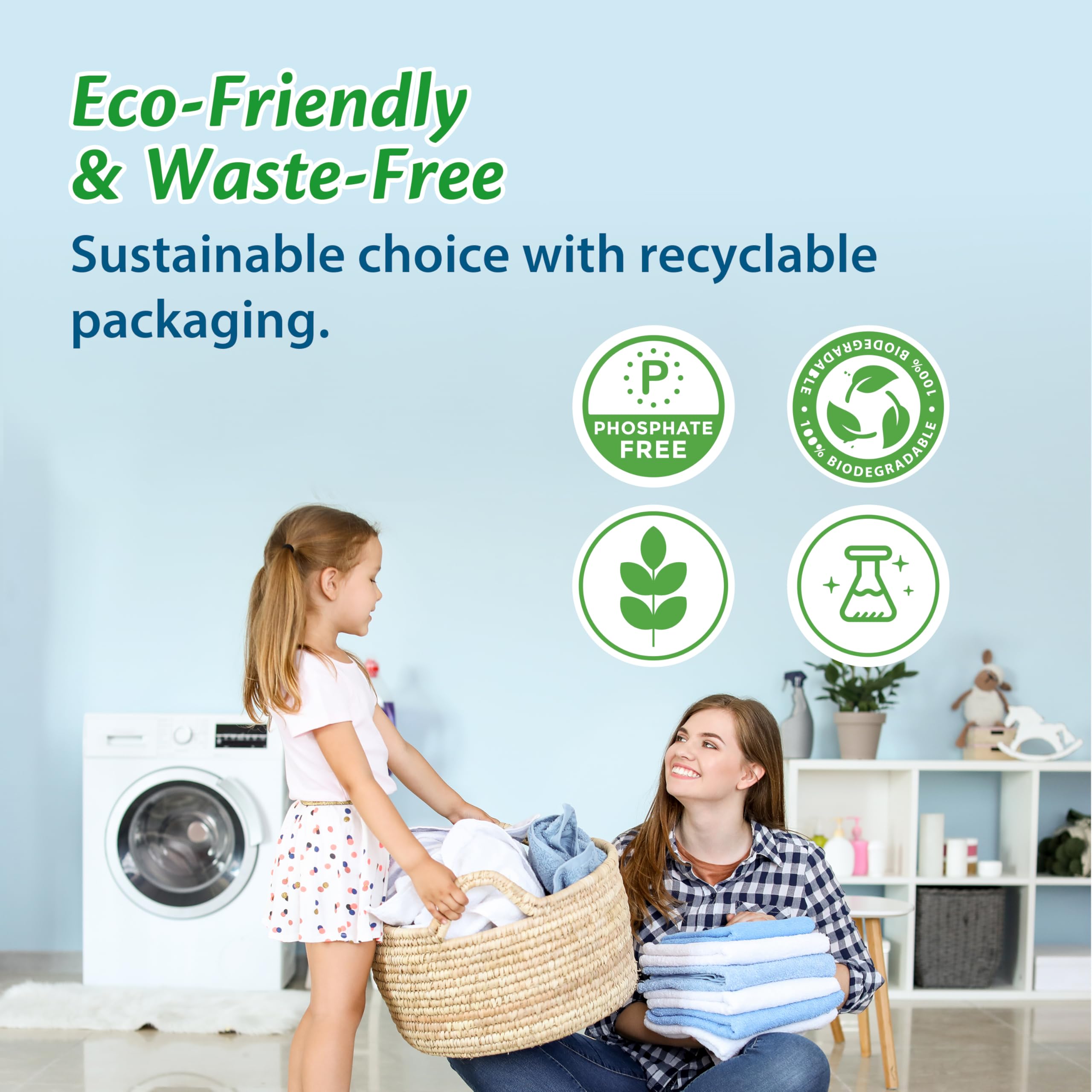 Eco-Friendly Travel Laundry Detergent Sheets - Lightweight, Mess-Free with Fresh Meadow Scent (30 Loads/15 Sheets) | Perfect for Cruise, Airplane & Camping Trips | Compact Toiletries for Travelers & Backpackers