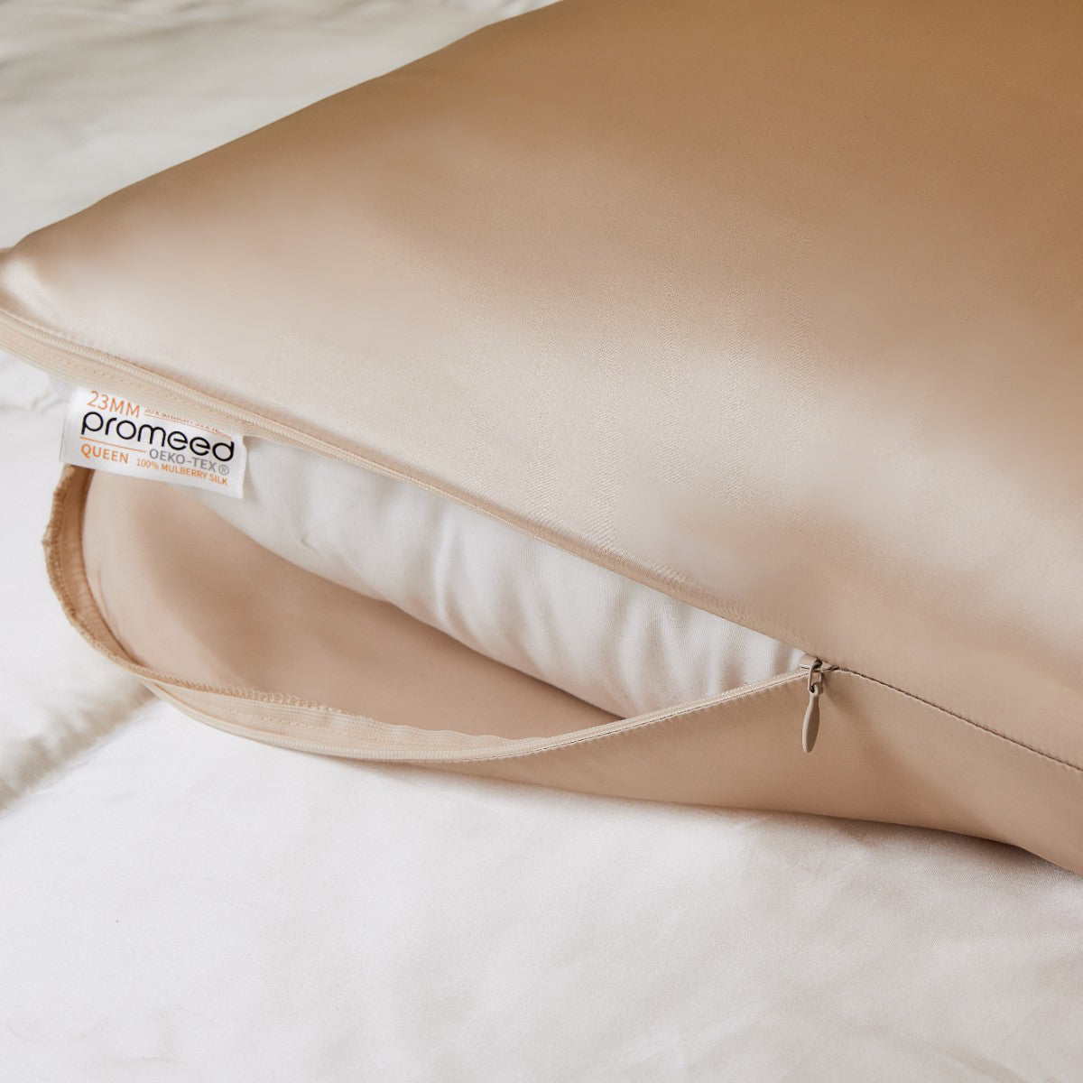 Hydrating Mulberry Silk Pillowcase for Hair & Skin - 100% Pure 19 Momme Silk Pillow Cover with Zipper - Anti-Wrinkle & Hypoallergenic for Beauty Sleep & Healthy Skin