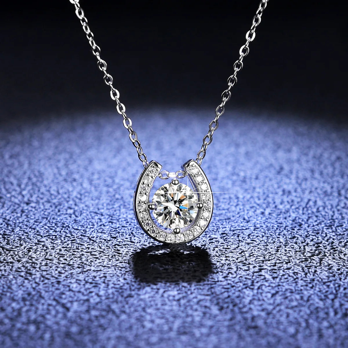 Elegant Diamond Fog Necklace for Women - 925 Sterling Silver Pendant with Sparkling CZ Stones - Perfect for Weddings, Anniversaries & Special Occasions