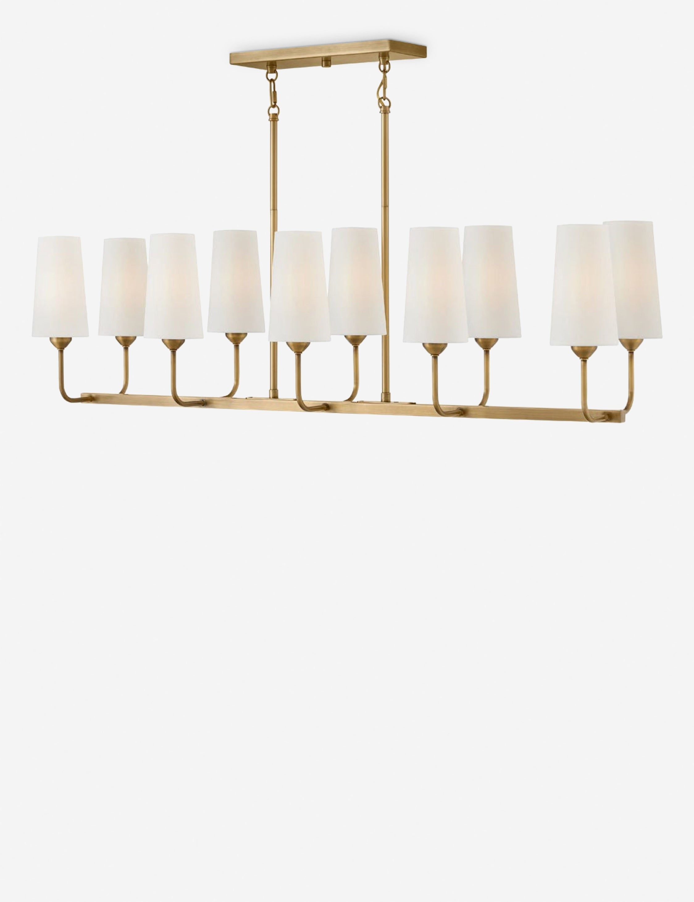 Dabney Linear Chandelier - Modern LED Pendant Light Fixture for Dining Room, Kitchen Island & Bedroom Lighting | Energy Efficient & Sleek Design