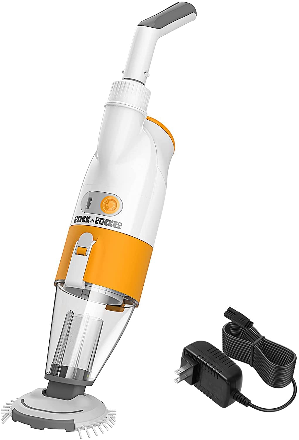 Upgraded Cordless Rechargeable Pool Vacuum Cleaner - Handheld Pool Cleaner with Side Bristles & Dual Filters for Above Ground & Inground Pools, Inflatable Pools - Efficiently Removes Sand, Leaves, Debris - Perfect for Quick Pool Cleaning & Maintenance