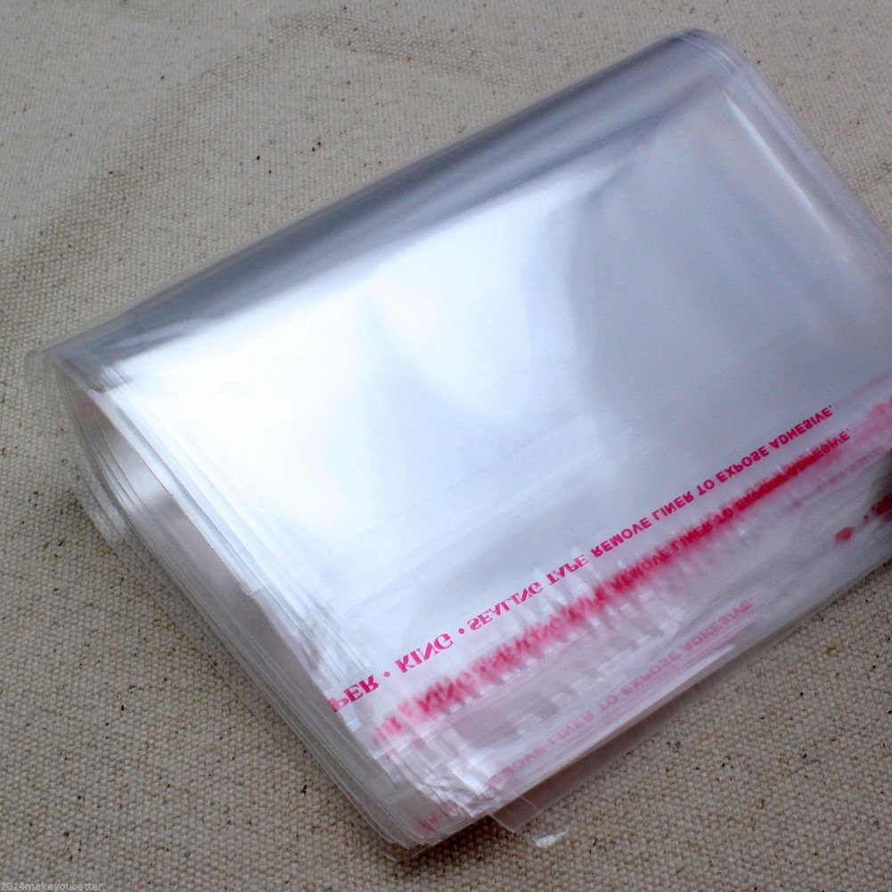 AlphaAcc 1000 9x12 Inch Self Seal Flap Clear Polypropylene Bags - A4 Size OPP Plastic Envelopes for Documents, Photos, Invitations & Mailing - Perfect for Office, School, Shipping & Home Organization