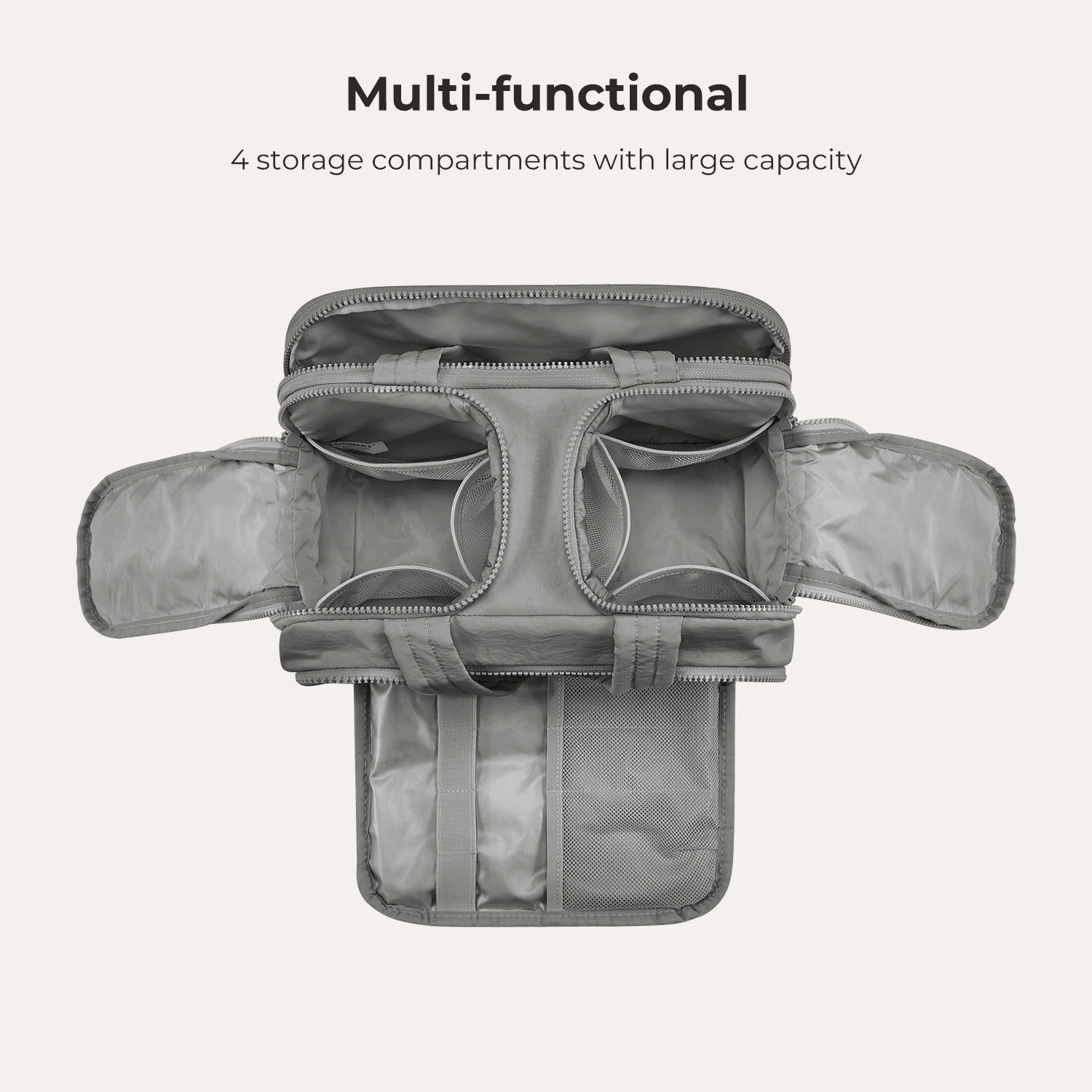 Premium Hanging Toiletry Bag for Travel - Waterproof Cosmetic Organizer with Multiple Pockets - Perfect for Camping, Gym, and Business Trips