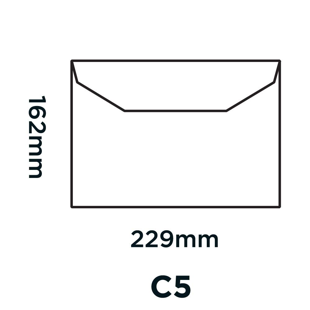 Purely Everyday C5 162 x 229 mm 80 GSM Gummed Mailer Envelopes (1001) Manila - Pack of 500 | Self-Sealing Mailing Envelopes for Business, Office & Shipping | Perfect for Documents, Invoices & Letters