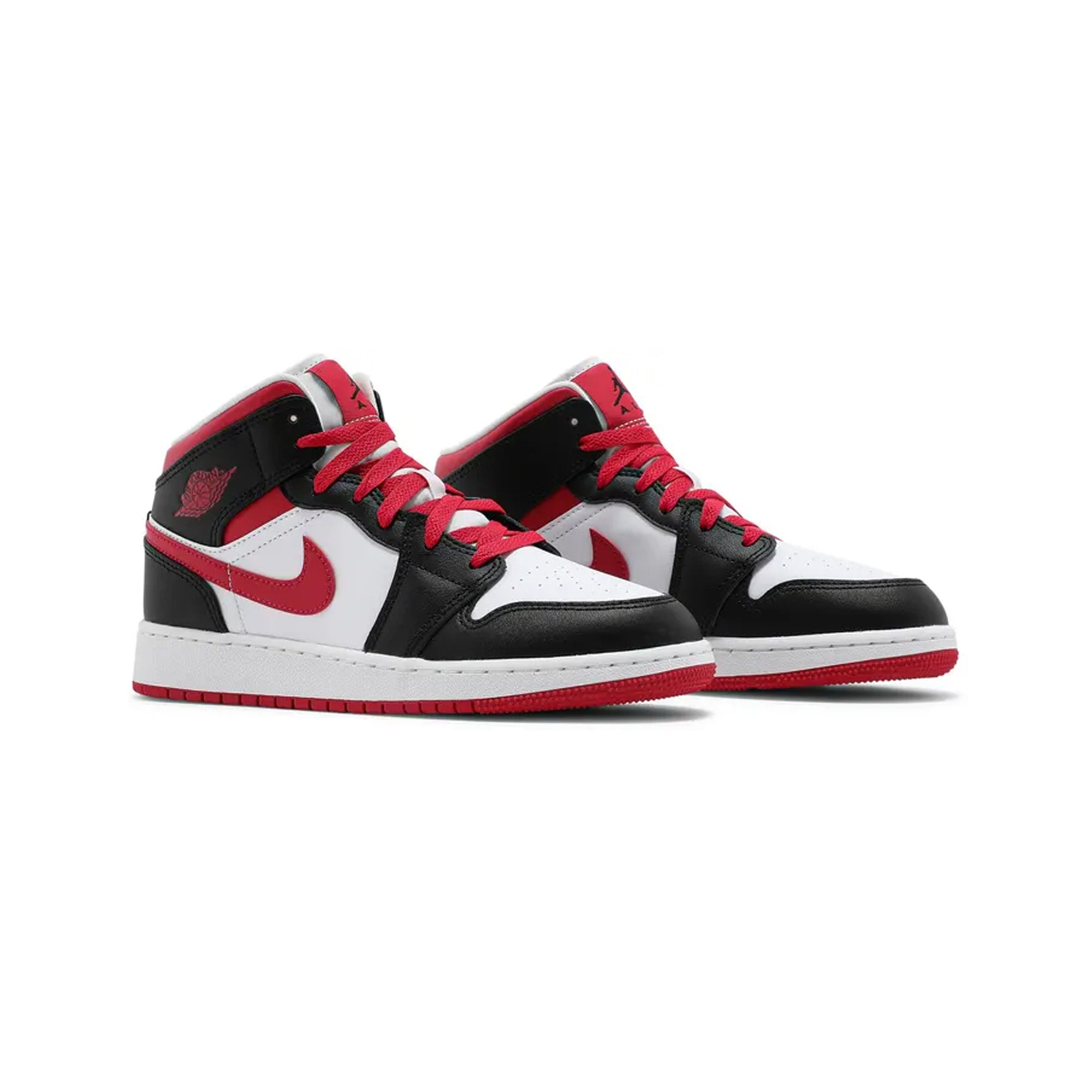 Air Jordan 1 Mid 'Very Berry' GS Basketball Shoes for Girls - Stylish Sneakers for School, Sports & Casual Wear