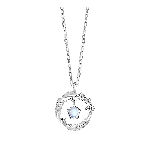 Elegant Alloy Light Chain Necklace - Luxury Clavicle Pendant for Women, Round Necklace One Size - Perfect for Date Night, Office Wear & Special Occasions