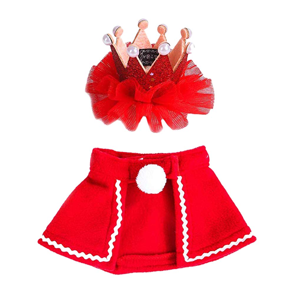 Christmas Cat Costume Set - Adorable Pet Headdress & Cape for Cats and Dogs (Size L) - Perfect for Holiday Photos, Parties, and Festive Pet Dressing