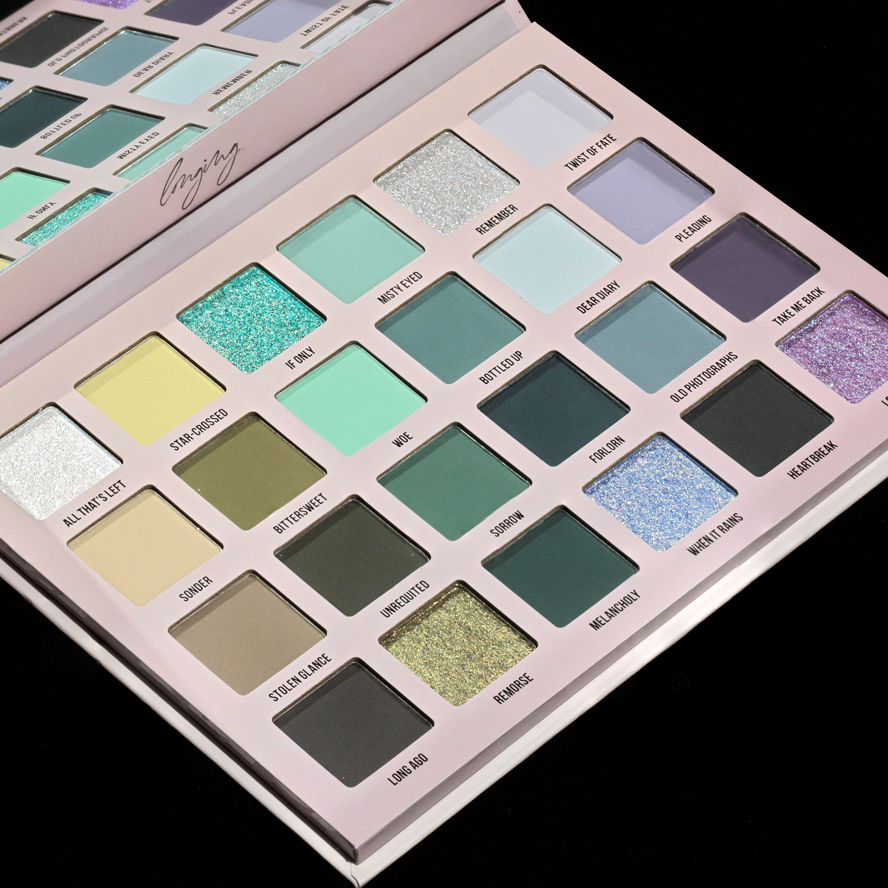 Longing Eyeshadow Palette - 12 Highly Pigmented Matte & Shimmer Shades for Day & Night Makeup Looks | Vegan & Cruelty-Free | Perfect for Parties, Weddings & Everyday Glam