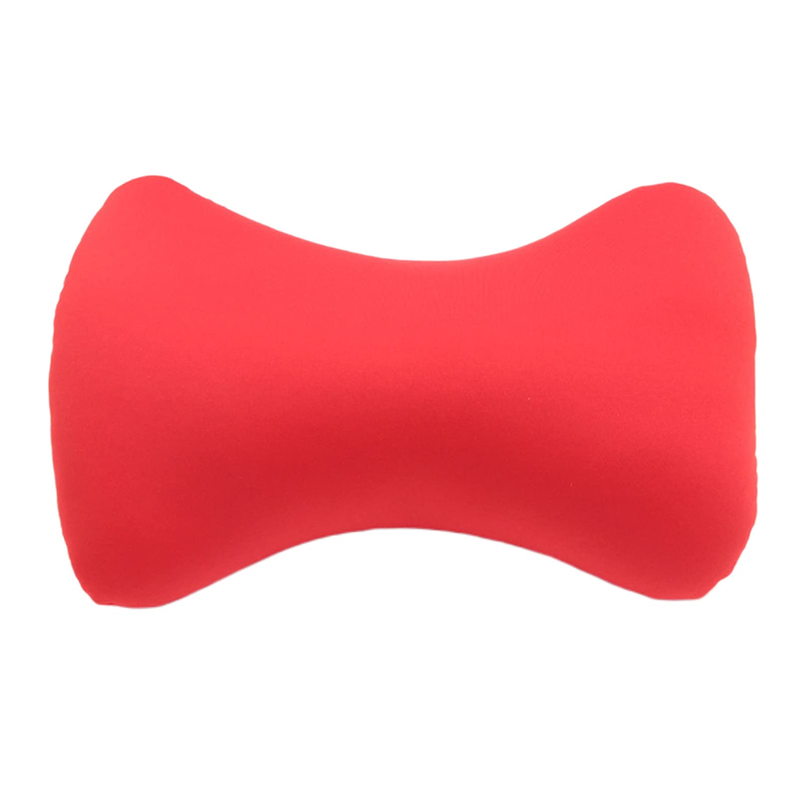 Microbead Roll Pillow - Soft Mochi Squishy Bolster Cushion for Back, Neck & Head Support | Travel, Home, Sofa & Bed Use | Perfect for Relaxation, Meditation & Pain Relief - Red