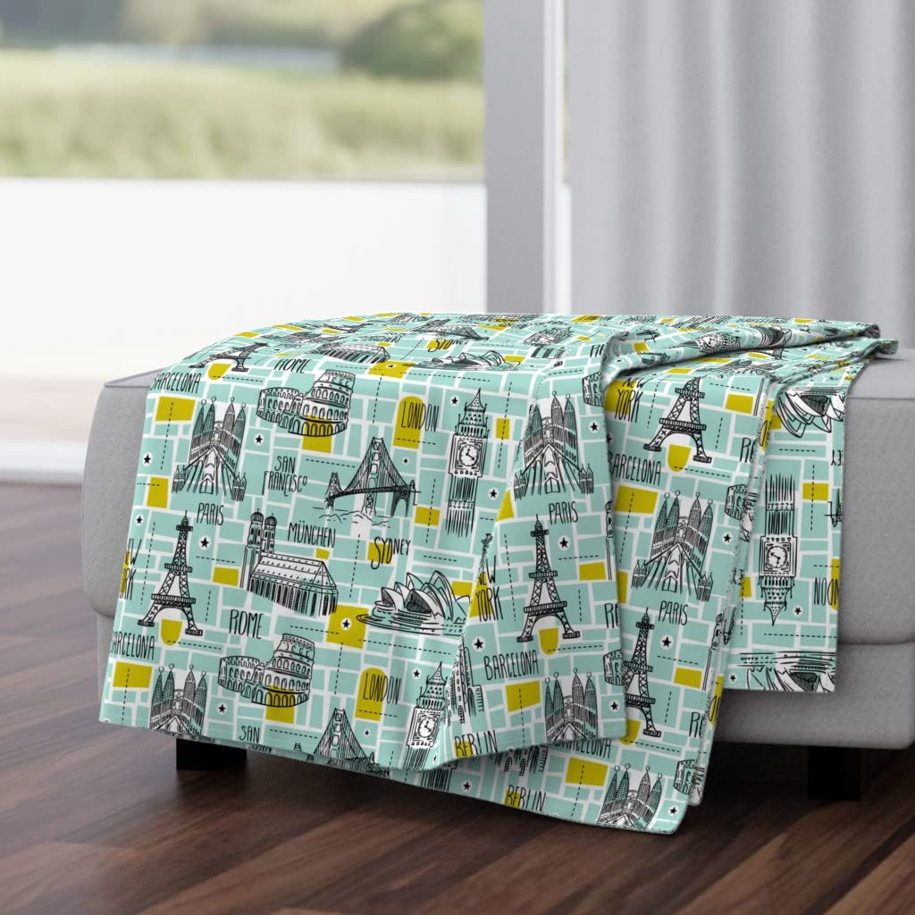 Soft Plush Minky Throw Blanket 50