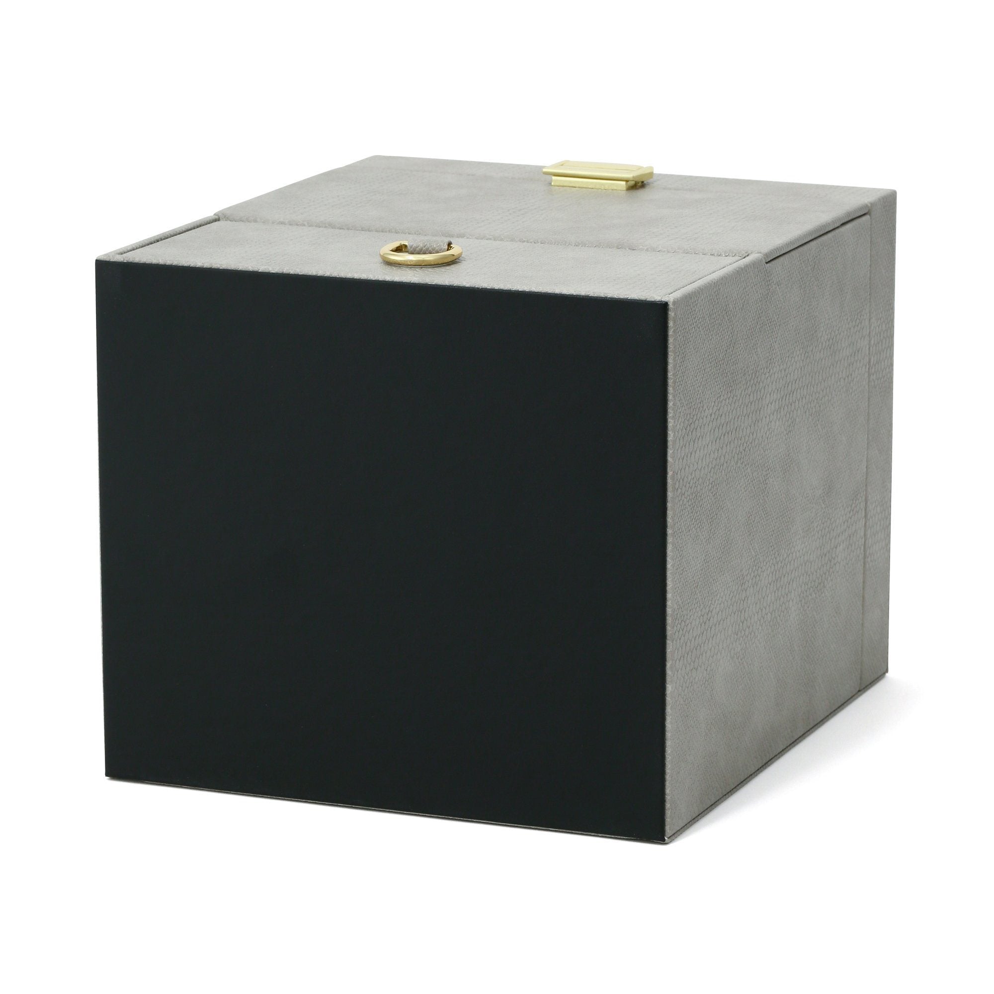 Flavia Cosmetic Organizer Box - Gray Makeup Storage Case for Vanity, Travel & Bathroom Organization