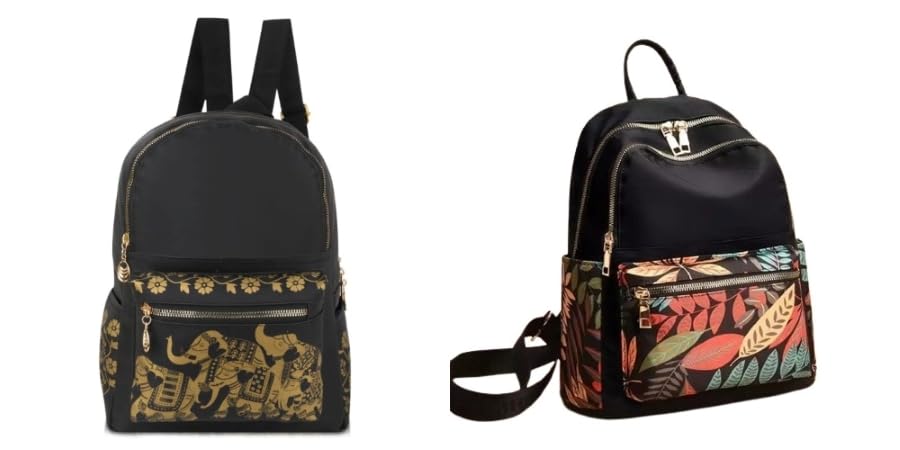 Stylish Black Casual Backpack for Women - Trendy College Backpack for Girls, Small Mini Travel Shoulder Bag for School, Office & Day Trips | Perfect for Commuting, Campus Life & Weekend Getaways