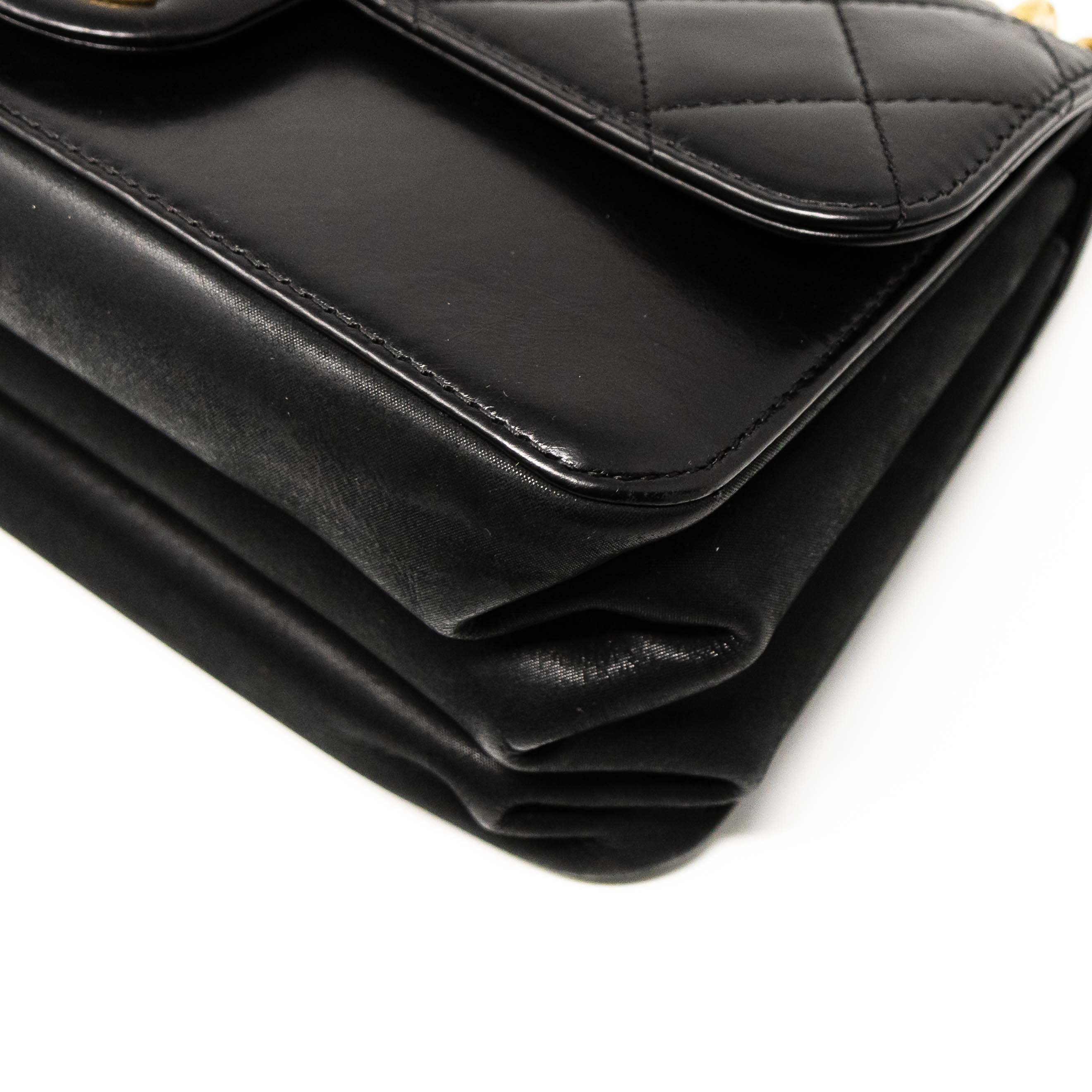 Chanel Black Quilted Leather Classic Flap Bag for Women - Elegant Shoulder Bag for Work, Party & Evening Events