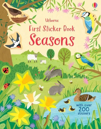 First Sticker Book Seasons - Fun & Educational Sticker Activity Book for Kids - Perfect for Learning About Spring, Summer, Fall & Winter at Home or School