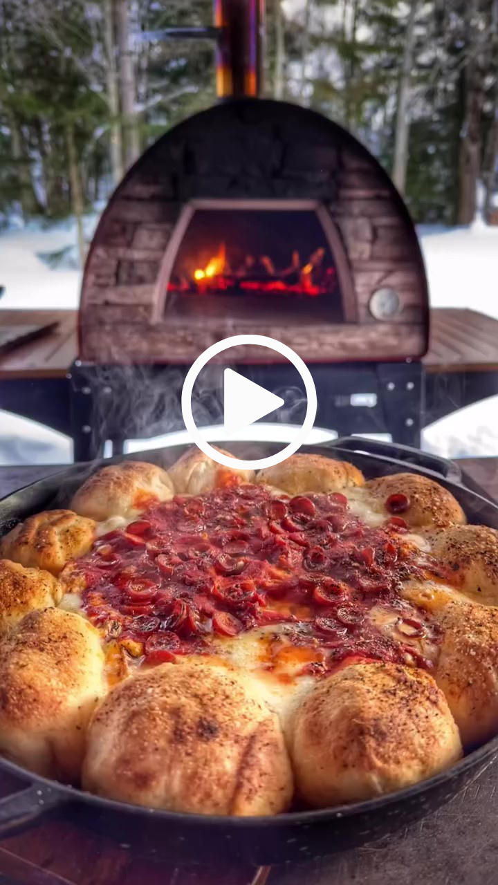 MAXIMUS PRIME Large Portable Pizza Oven - Outdoor Wood Fired Pizza Maker, Stainless Steel & Red Finish - Perfect for Backyard, Camping, Picnics and Tailgating Parties