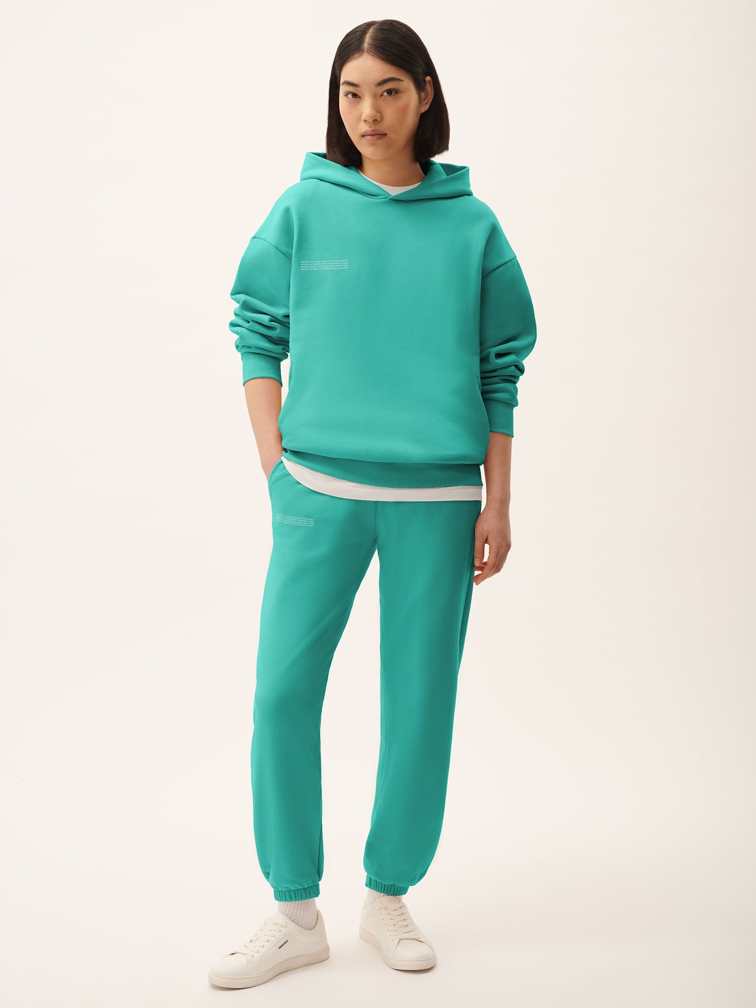 Women's 365 Midweight Fleece Hoodie - Soft Malachite Green Pullover for Casual Wear & Outdoor Activities