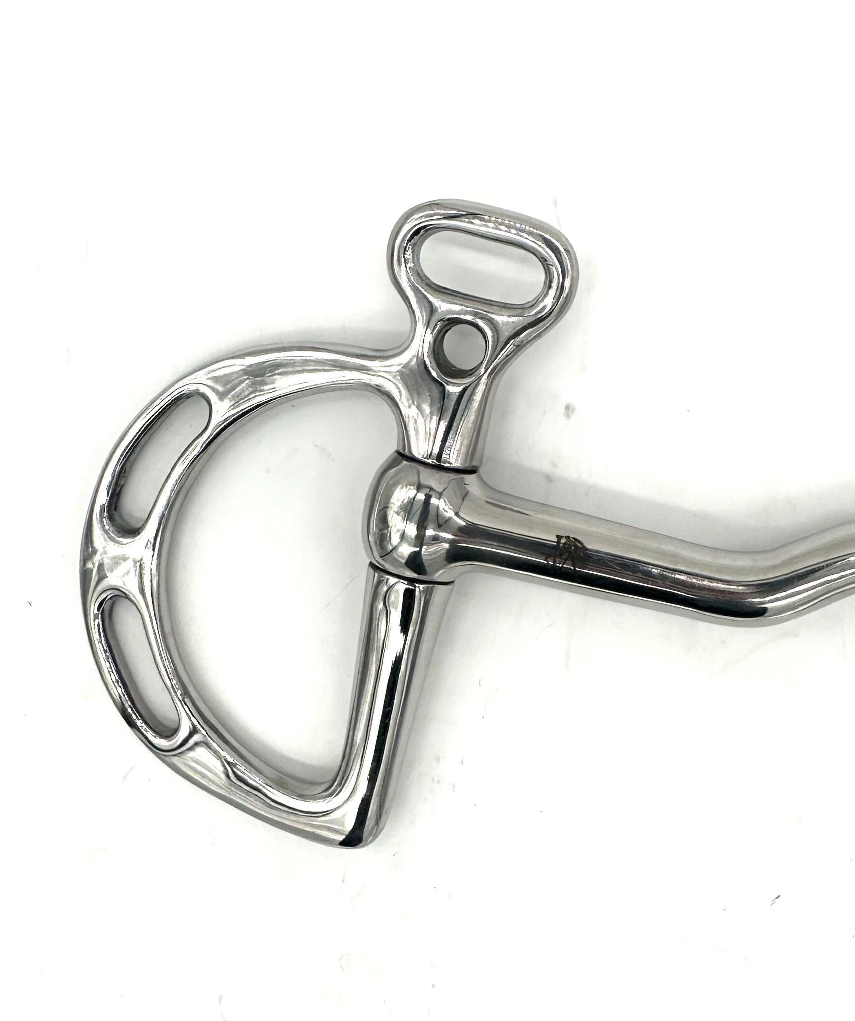 Jake Adams Low Port Pelham Kimberwick Bit - Durable Horse Training Bit for English Riding & Dressage | Perfect for Show Jumping & Equestrian Competitions