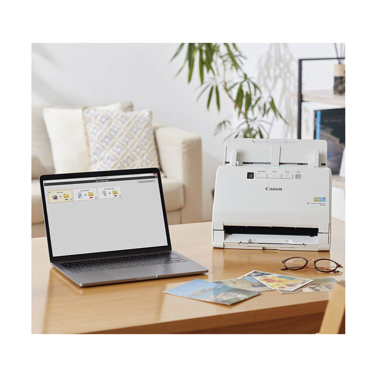 Canon imageFORMULA RS40 High-Speed Document & Photo Scanner for Home Office | Perfect for Digitizing Receipts, Contracts & Family Photos