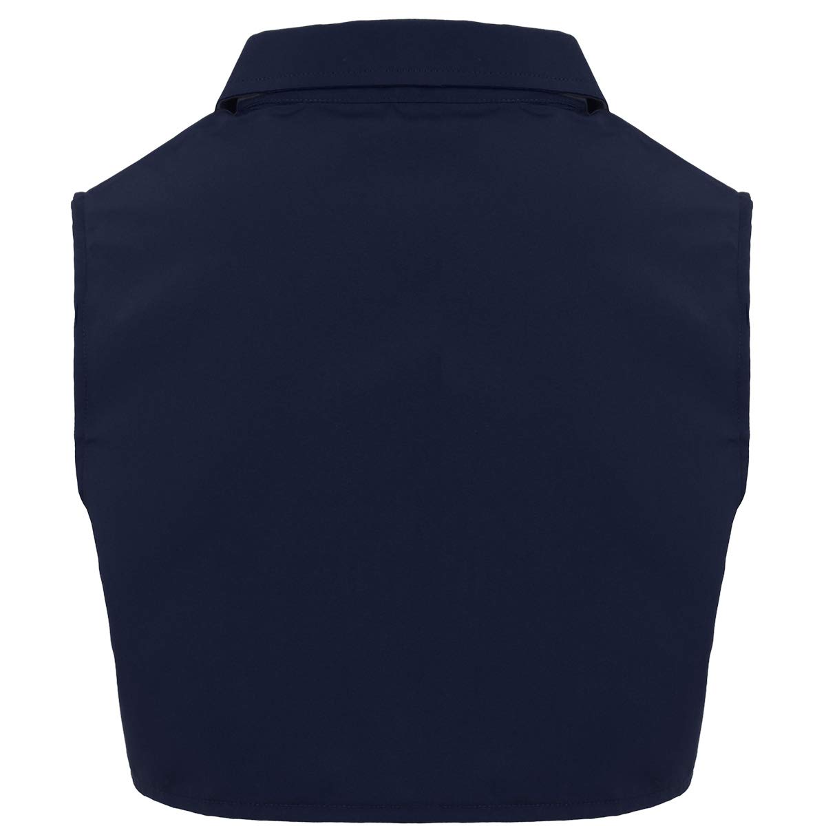 Men's Fake Dickey Collar Half Shirt - Solid Color Detachable Shirt Collar for Young Men | Perfect for Layering Under Sweaters & Jackets