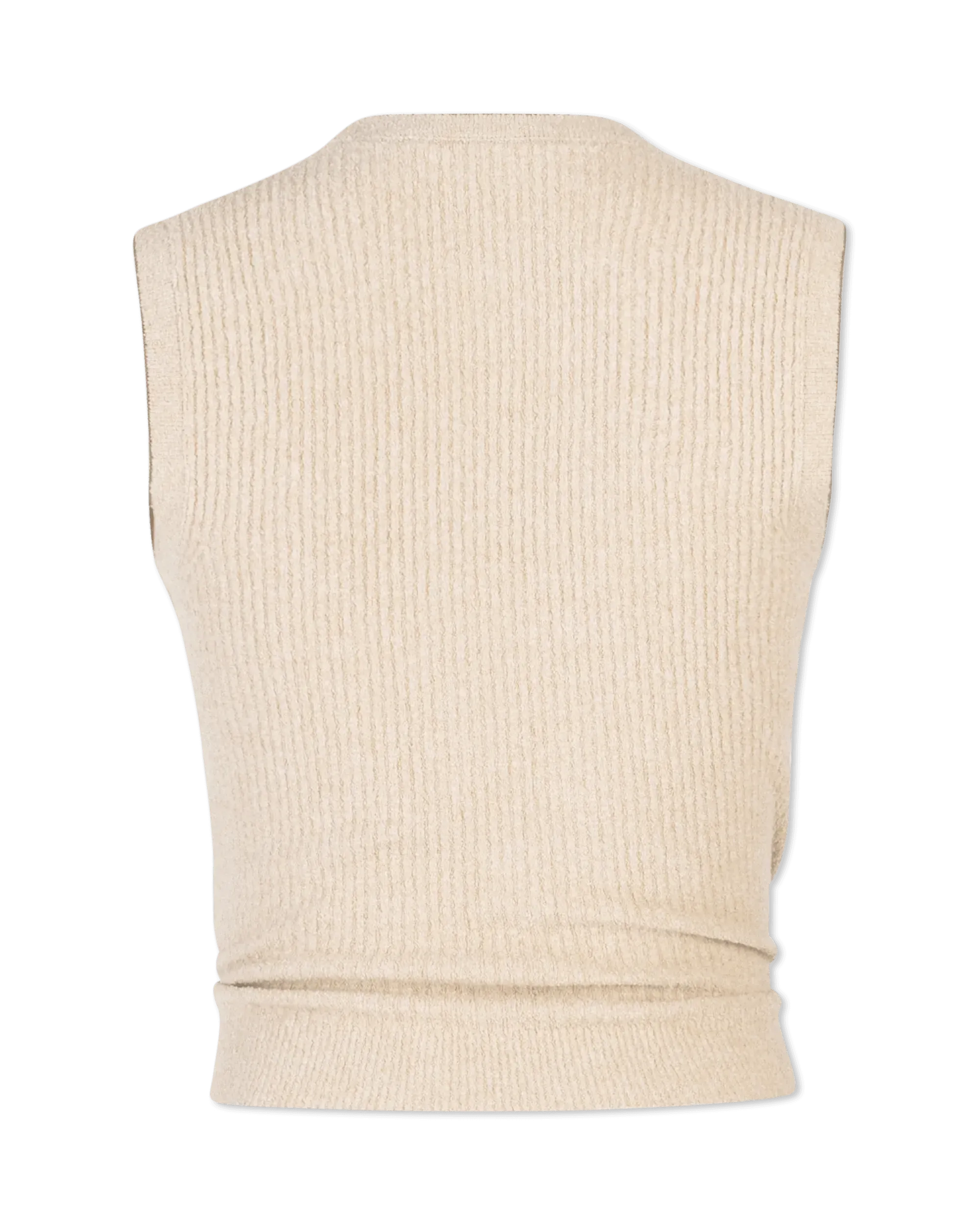 Stylish Front Tie Sleeveless Knit Top for Women - Summer Casual Wear & Layering Essential