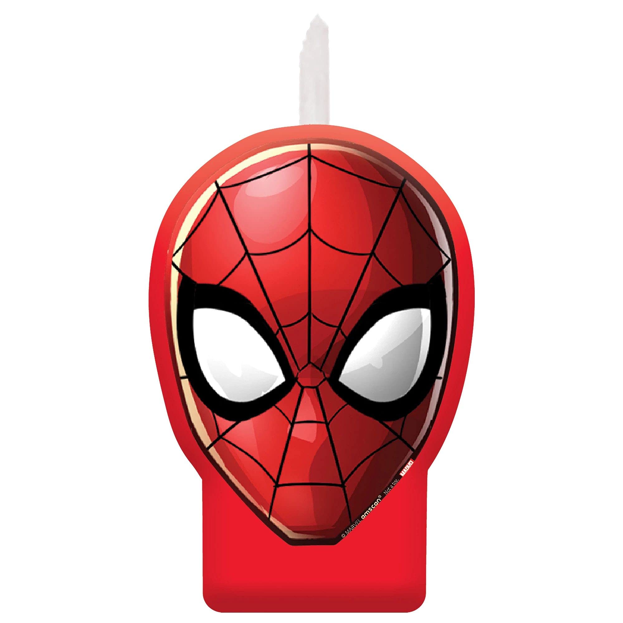 Spider-Man Webbed Wonder Birthday Candle - Amscan 170780 - Superhero Party Supplies for Kids, Halloween & Themed Celebrations
