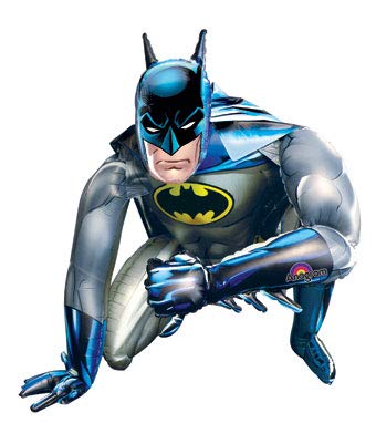 Batman 44'' Airwalker Balloon - Premium Jumbo Latex Balloon for Birthday Party Decorations, Superhero Theme Party Supplies, Halloween & Comic Con Events