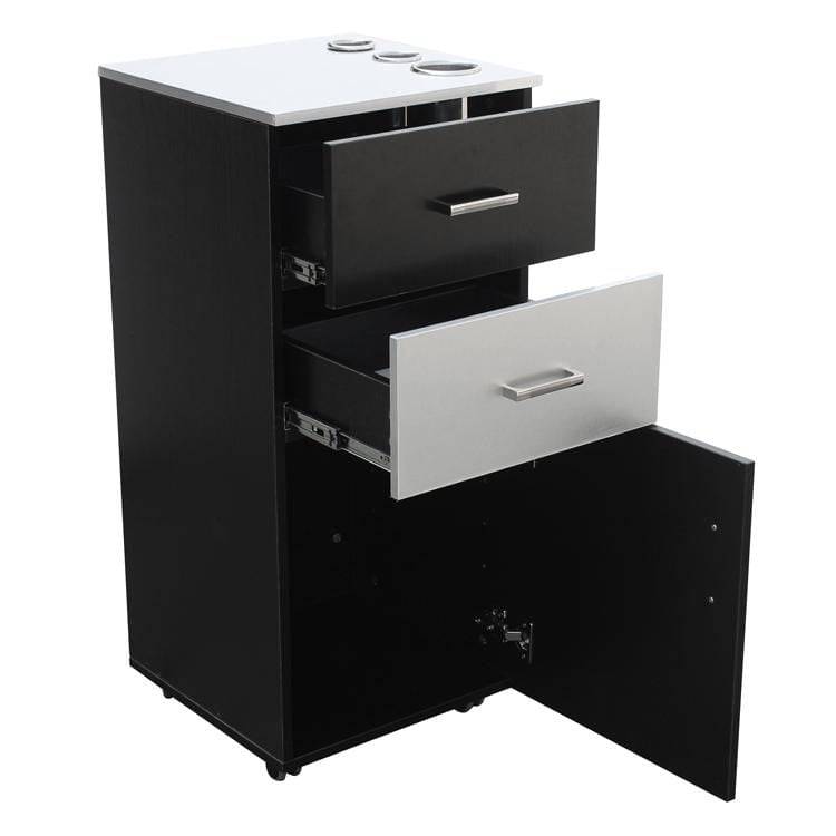 Bella Rolling Styling Station - Professional Mobile Hair Salon Cart with Wheels for Stylists & Barbers - Perfect for Salon, Home, and Travel Use