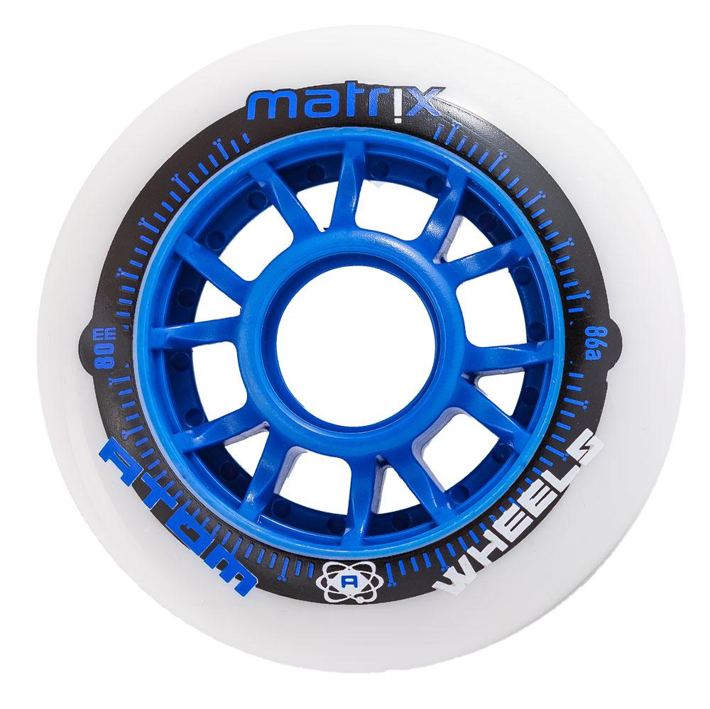 ATOM Matrix Wheel 80mm - High Performance Skateboard & Longboard Wheels for Smooth Riding - Perfect for Cruising, Commuting & Downhill Skateboarding