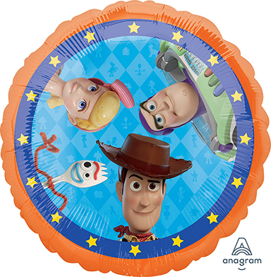 HX Toy Story 4 Standard 45cm Latex Balloon - Perfect for Birthday Parties, Baby Showers & Disney Themed Decorations