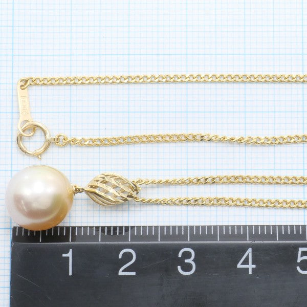 18K Yellow Gold Pearl Necklace for Women - Elegant & Timeless Jewelry Gift for Wedding, Anniversary & Special Occasions