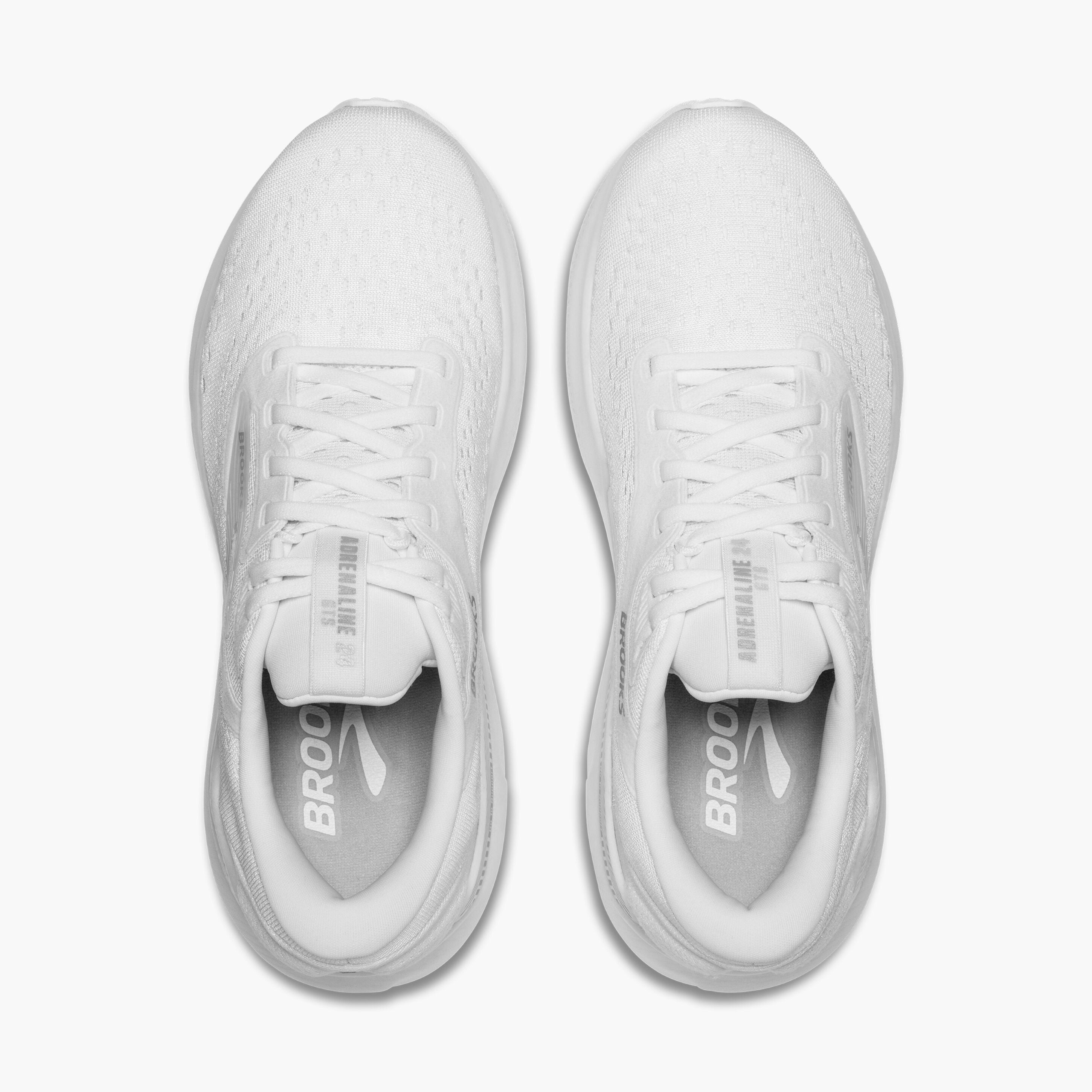 Women's Adrenaline GTS 24 Running Shoes - White/Oyster/Alloy Color - Lightweight Supportive Sneakers for Jogging, Gym Workouts & Everyday Wear
