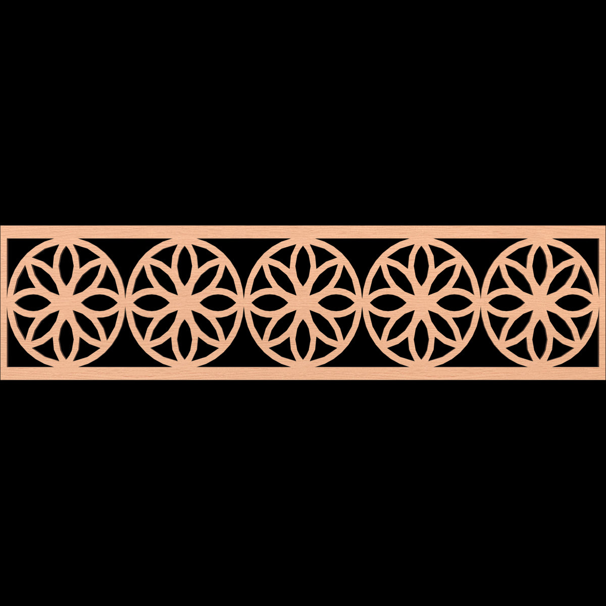 Blume Fretwork Moulding - Decorative Wood Trim for Home & Furniture DIY Projects | Perfect for Crown Molding, Wall Paneling & Cabinet Accents