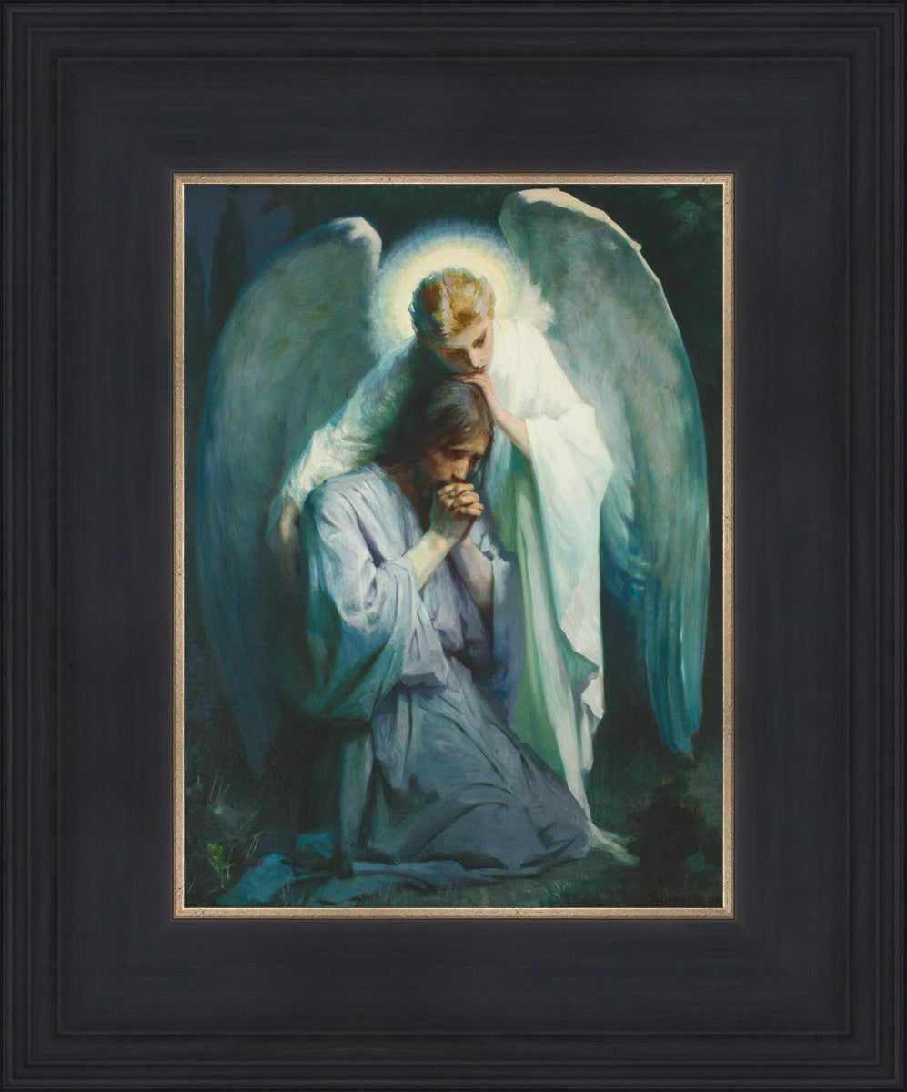 Agony in the Garden - Religious Art Print - Biblical Wall Decor for Home, Church & Office - Jesus Christ Prayer Scene - Christian Gift Idea