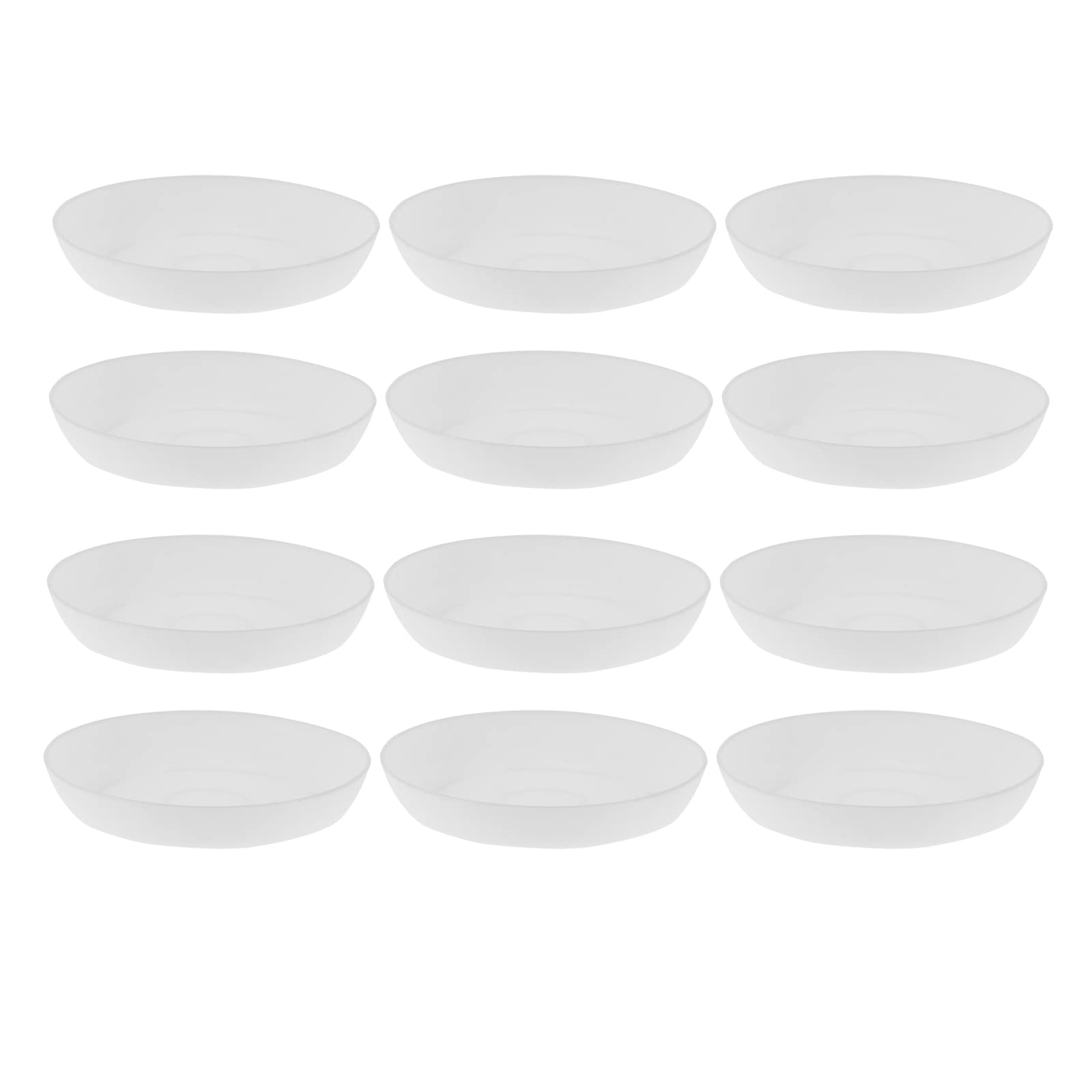 Happyyami 12 Pack Round Flower Pot Saucers - Universal Plant Drip Trays for Indoor/Outdoor Potted Plants - Balcony, Garden & Home Decor Accessories