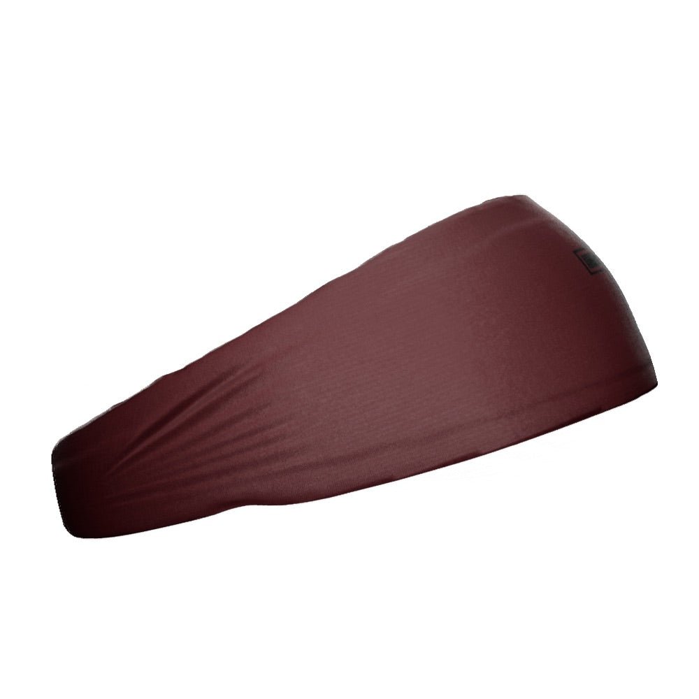 Faith Cross Maroon Headband for Women - Stretchable Knit Hair Band for Church, Workouts & Everyday Wear - Comfortable & Stylish Head Accessory
