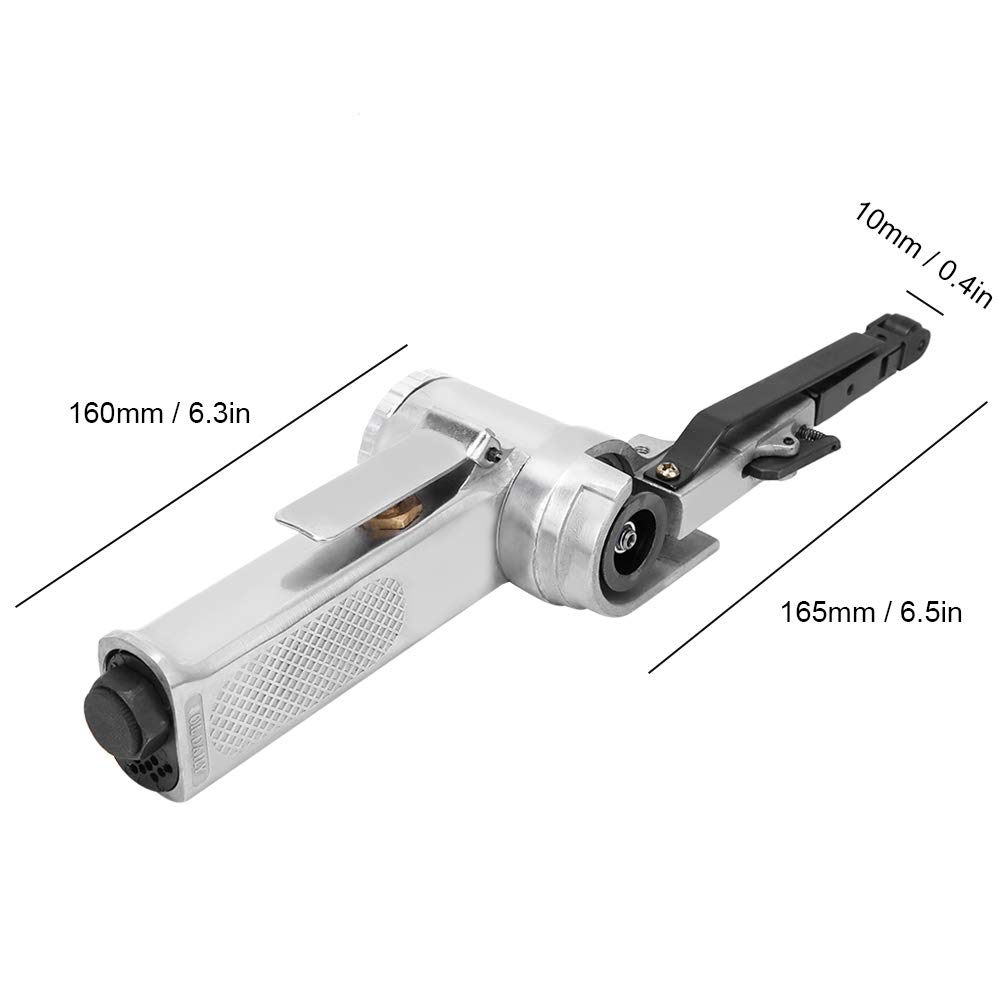 Portable Belt Sander - Energy Efficient Pneumatic Sanding Machine for Wood, Metal & Casting Products | Perfect for DIY Projects, Woodworking & Metal Polishing