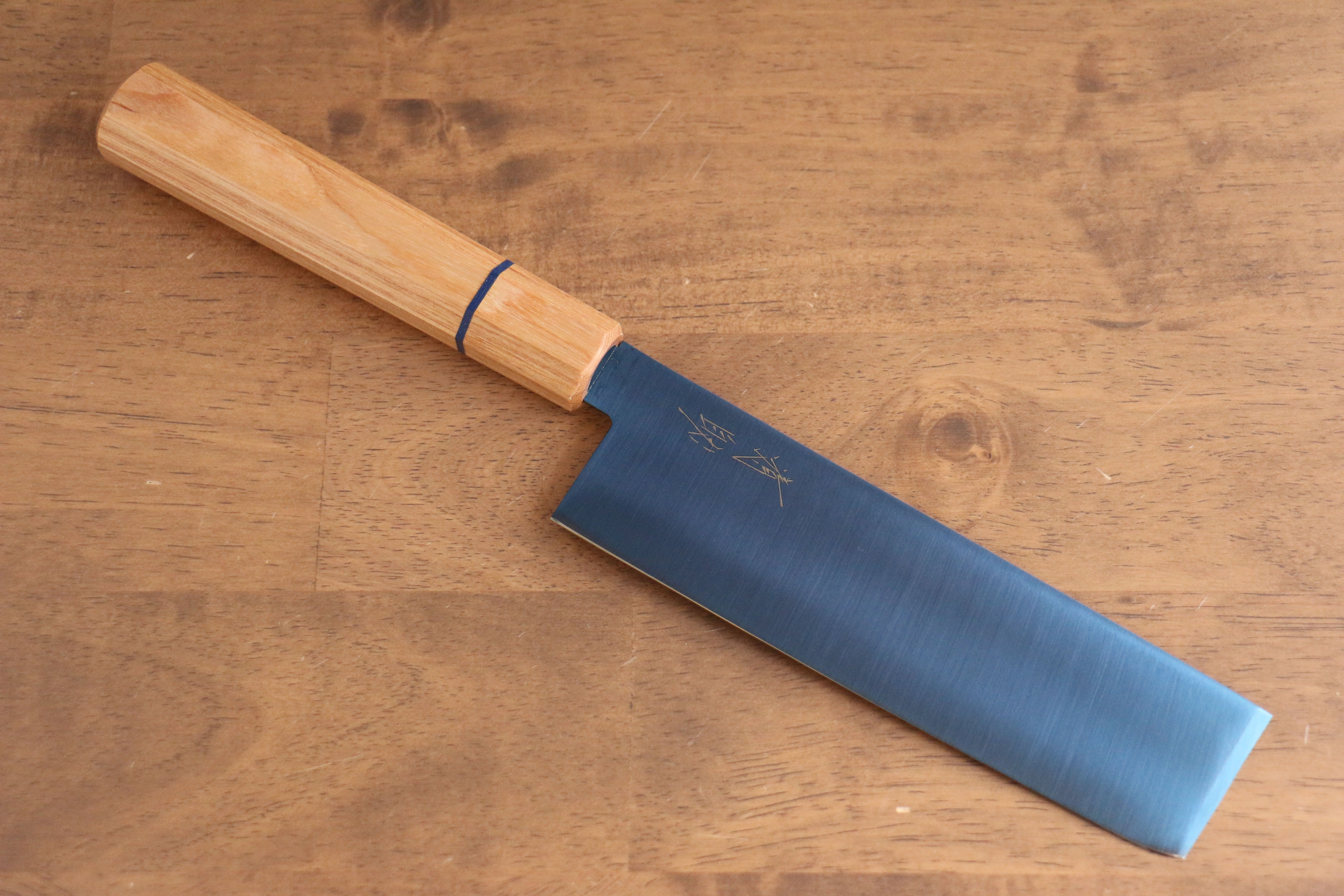 Premium Seisuke SK 85 Nakiri Knife 175mm - Japanese Stainless Steel Blade with Ion Plating & White Wood Handle - Perfect for Sushi, Vegetables & Asian Cuisine Prep