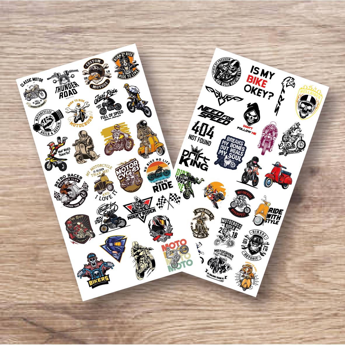 ISEE 360 Reflective Bike Stickers for Bicycle, Helmet, Tank & Visor - 50-Piece Pack - Perfect Gift for Cyclists & Motorcycle Riders - Enhance Night Visibility & Safety for Road Biking and Commuting