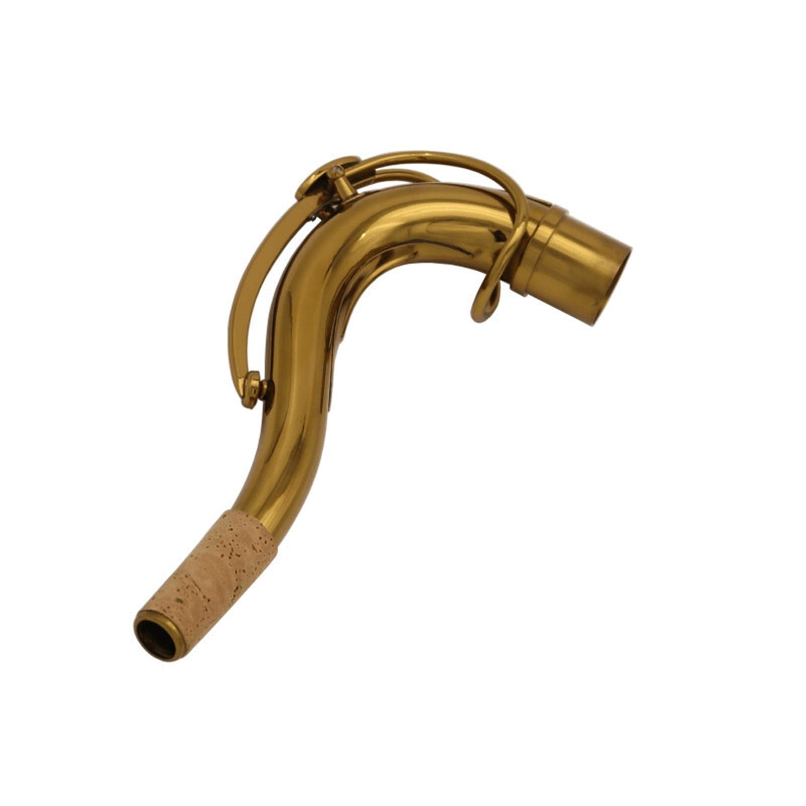 BBCCSHW LXB-Style C10 SBA Tenor Saxophone Neck in Dark Gold Tone - Premium Saxophone Replacement Part & Accessory for Professional Musicians - Perfect for Jazz, Concert & Studio Performances