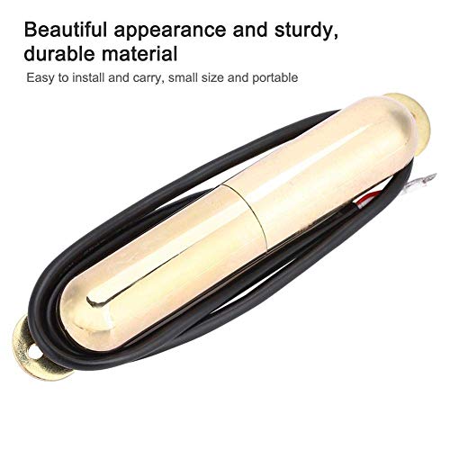 Single Coil Electric Guitar Pickup - Gold Lipstick Tube Pickup for ST Style Guitars | Perfect for Blues, Rock & Jazz Performances