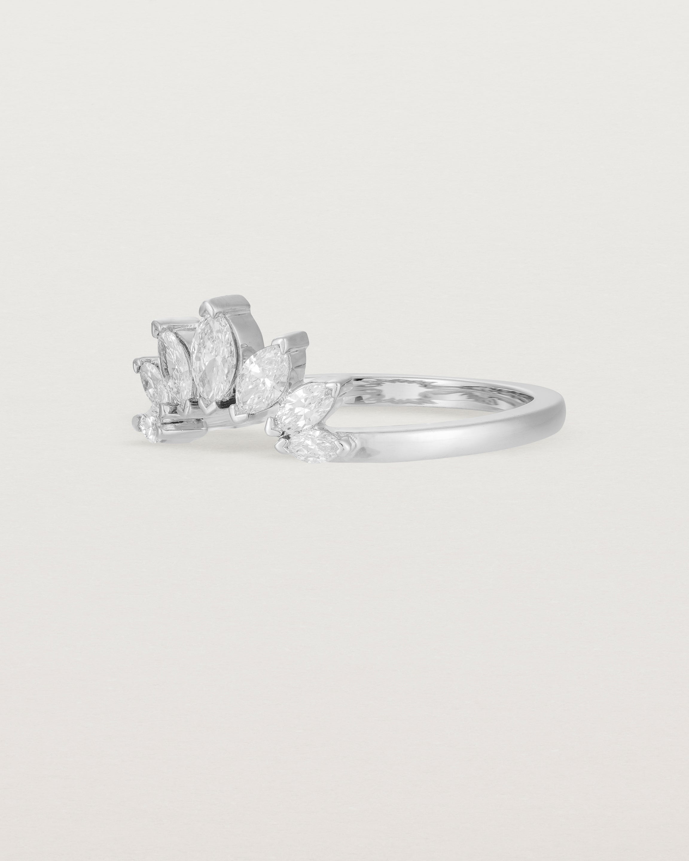 Camille Crown Ring for Women - Elegant Gold Plated Adjustable Ring - Perfect for Weddings, Parties & Everyday Wear