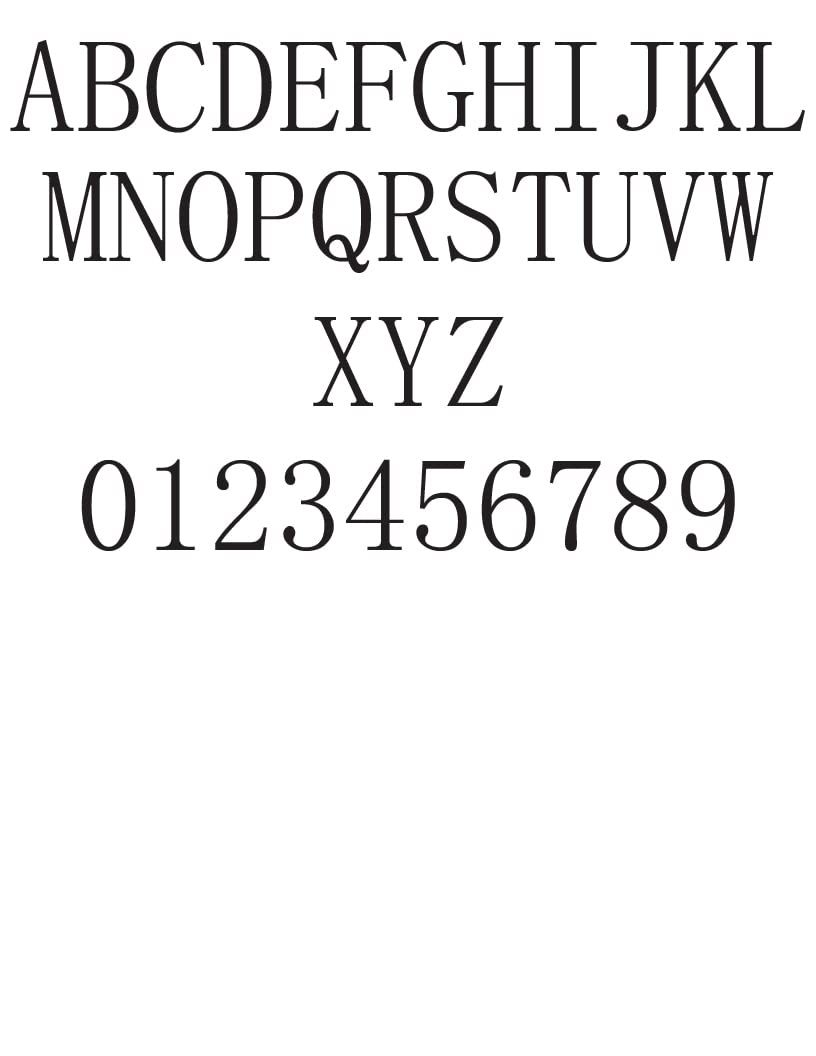 Unfinished Wood Letter Alphabet in FangSong Font - 10