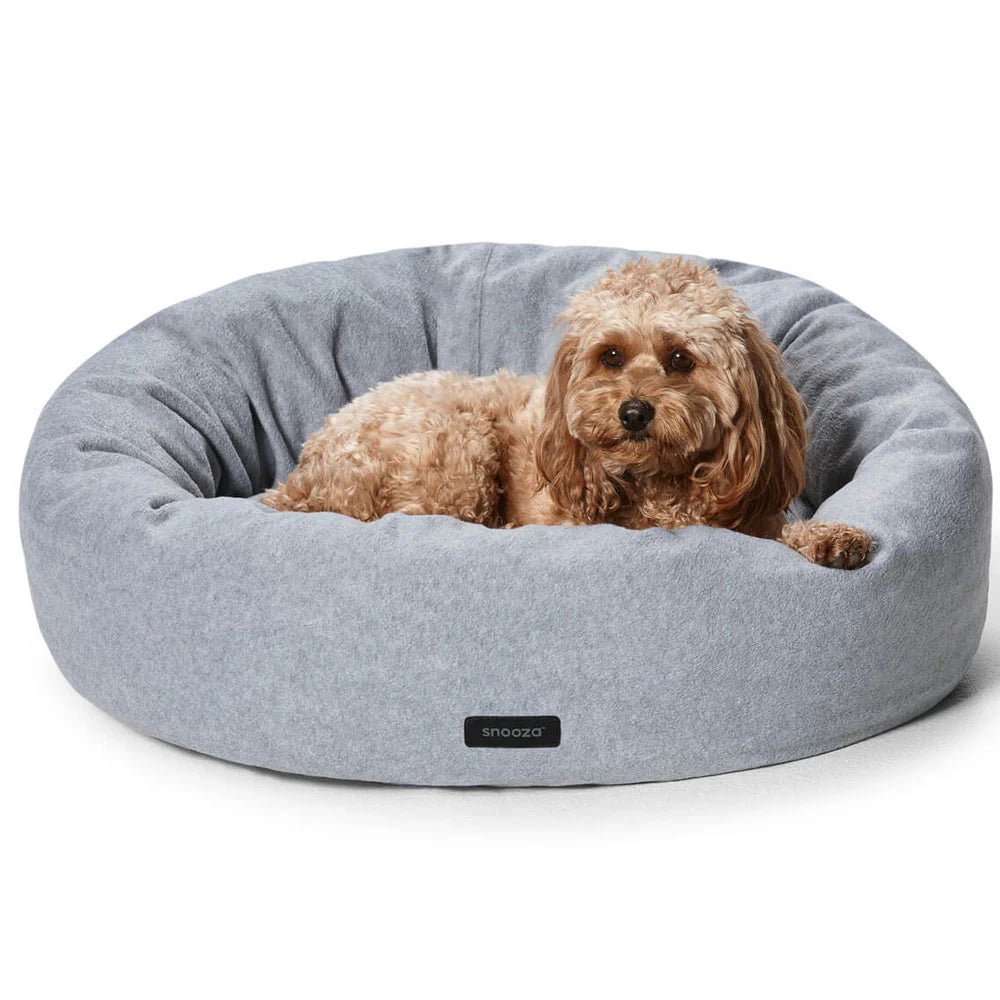 Self Warming Polar Fleece Pet Cuddler - Ultra Soft Thermal Blanket for Dogs & Cats - Cozy Winter Bed for Indoor/Outdoor Use - Glacier Blue