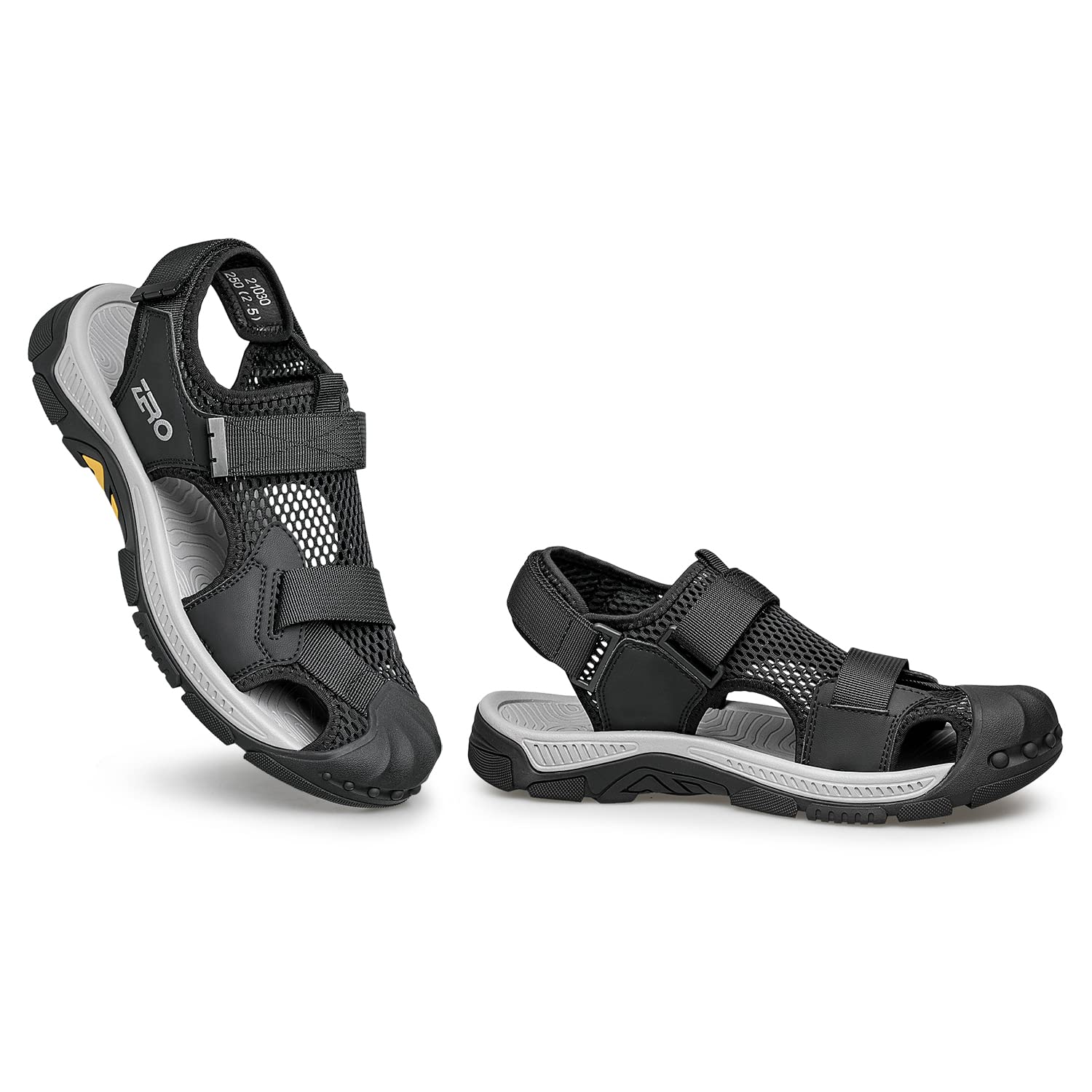 ZRO Men's Steel Toe Outdoor Sandals - Durable & Comfortable Work Shoes for Hiking, Construction & Heavy Duty Use